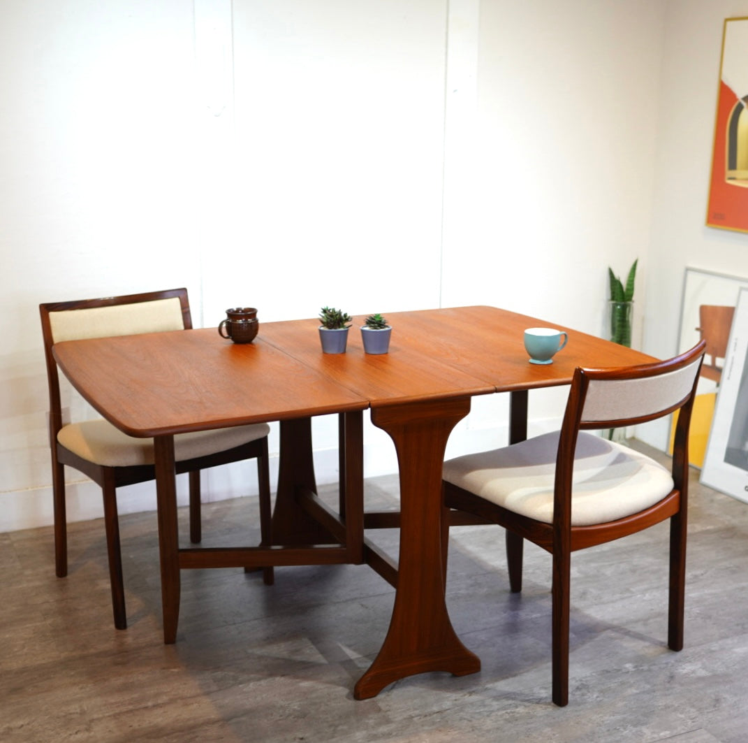 ジープラン / G-PLAN フレスコ / Fresco ゲートレッグテーブル チーク 天板研磨済み ヴィンテージ