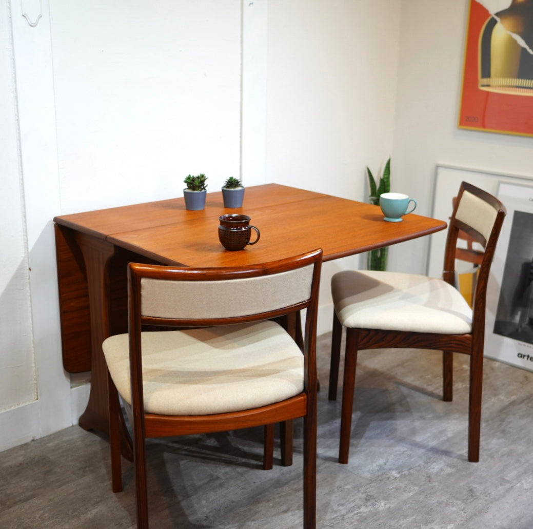 ジープラン / G-PLAN フレスコ / Fresco ゲートレッグテーブル チーク 天板研磨済み ヴィンテージ