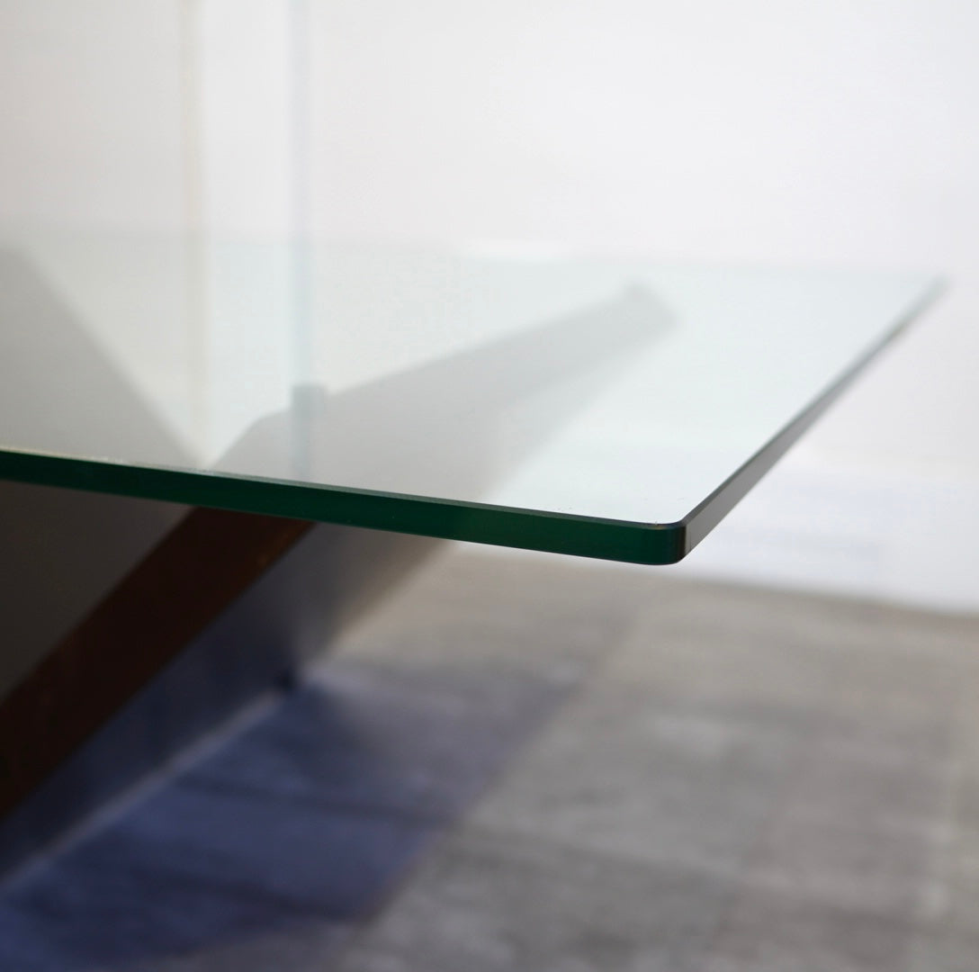 アルフレックス / arflex モンターニャ / MONTAGNA ガラステーブル ローテーブル 川崎文男