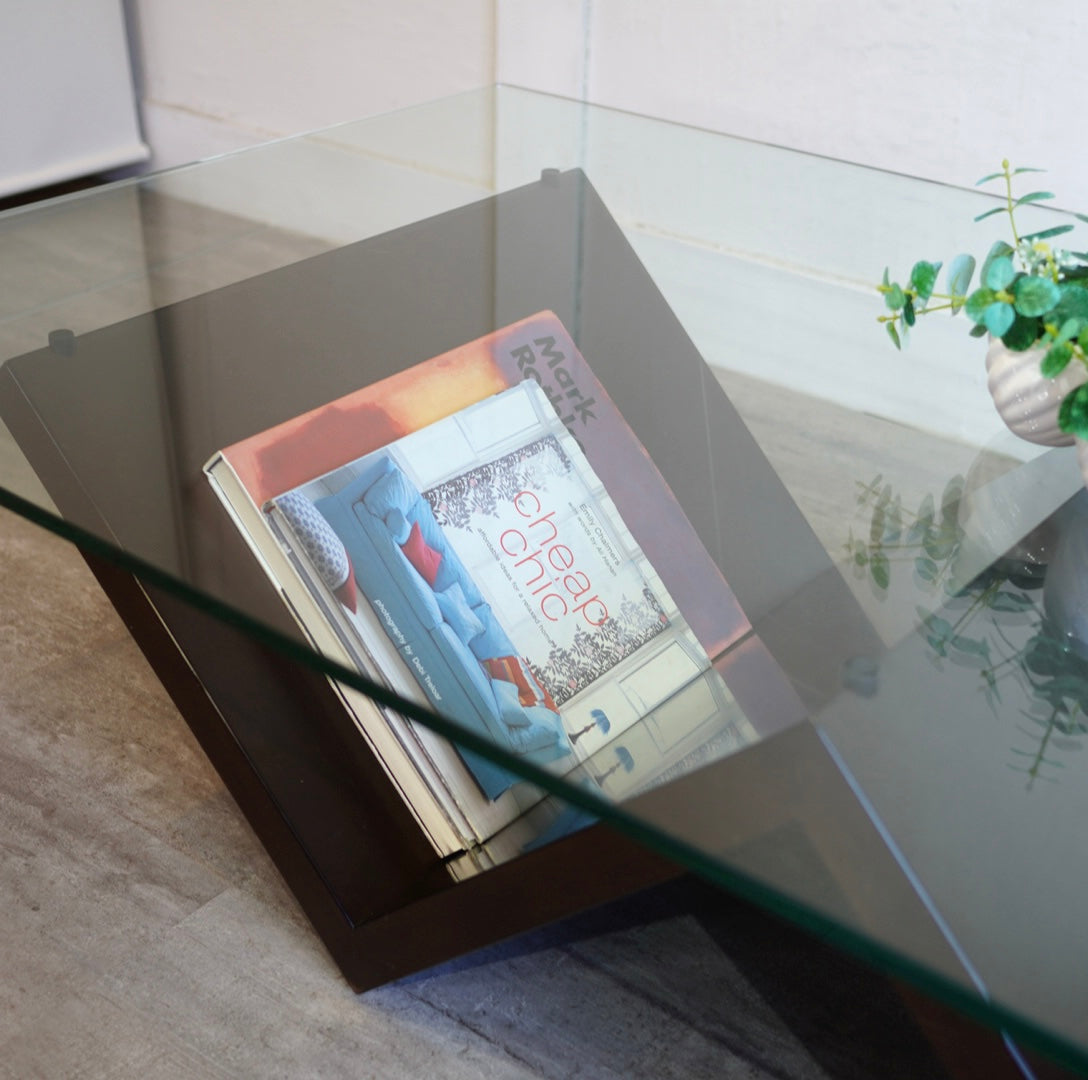 アルフレックス / arflex モンターニャ / MONTAGNA ガラステーブル ローテーブル 川崎文男