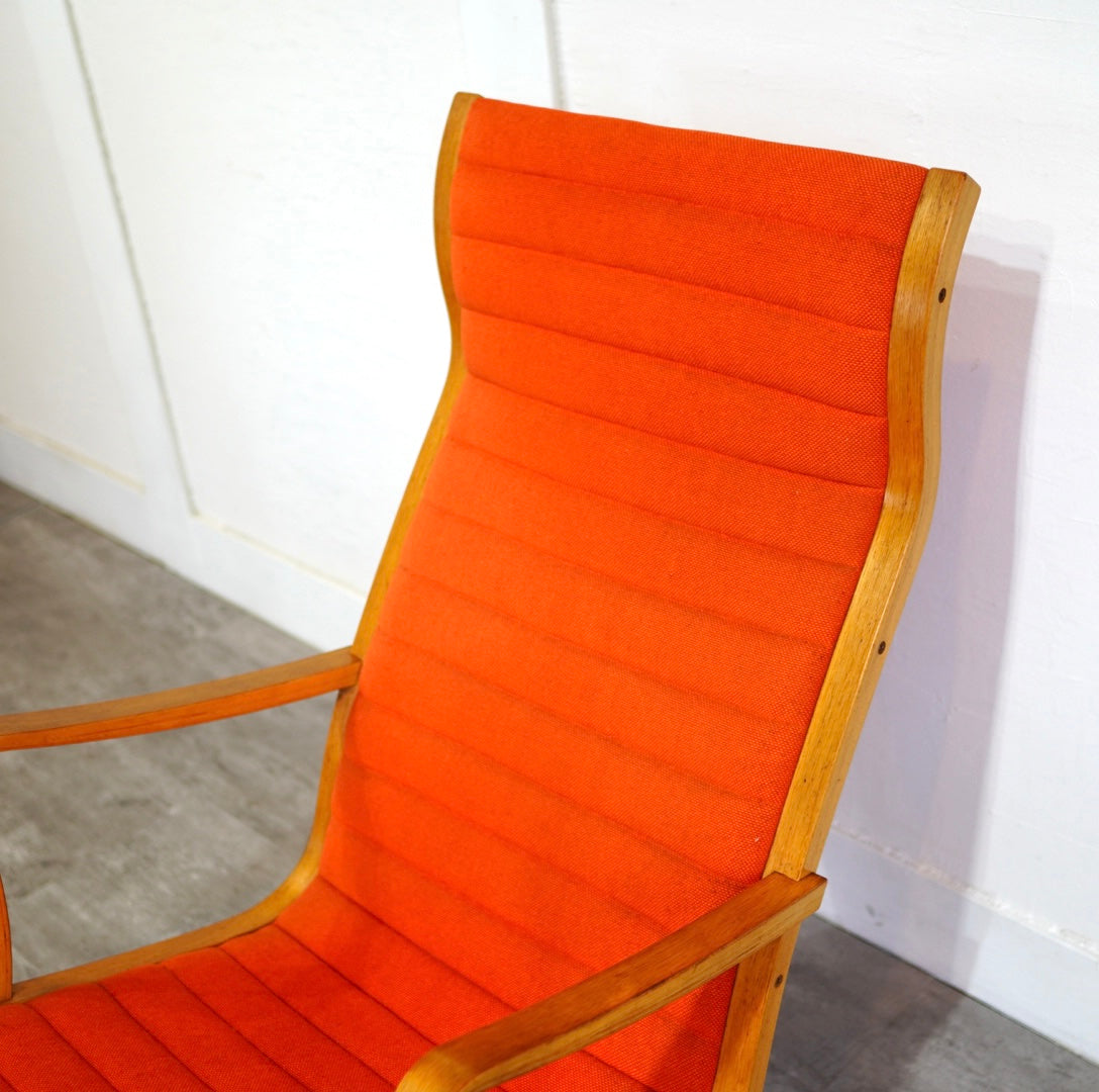 天童木工 ヘロン ハイバックチェア オレンジ ヴィンテージ