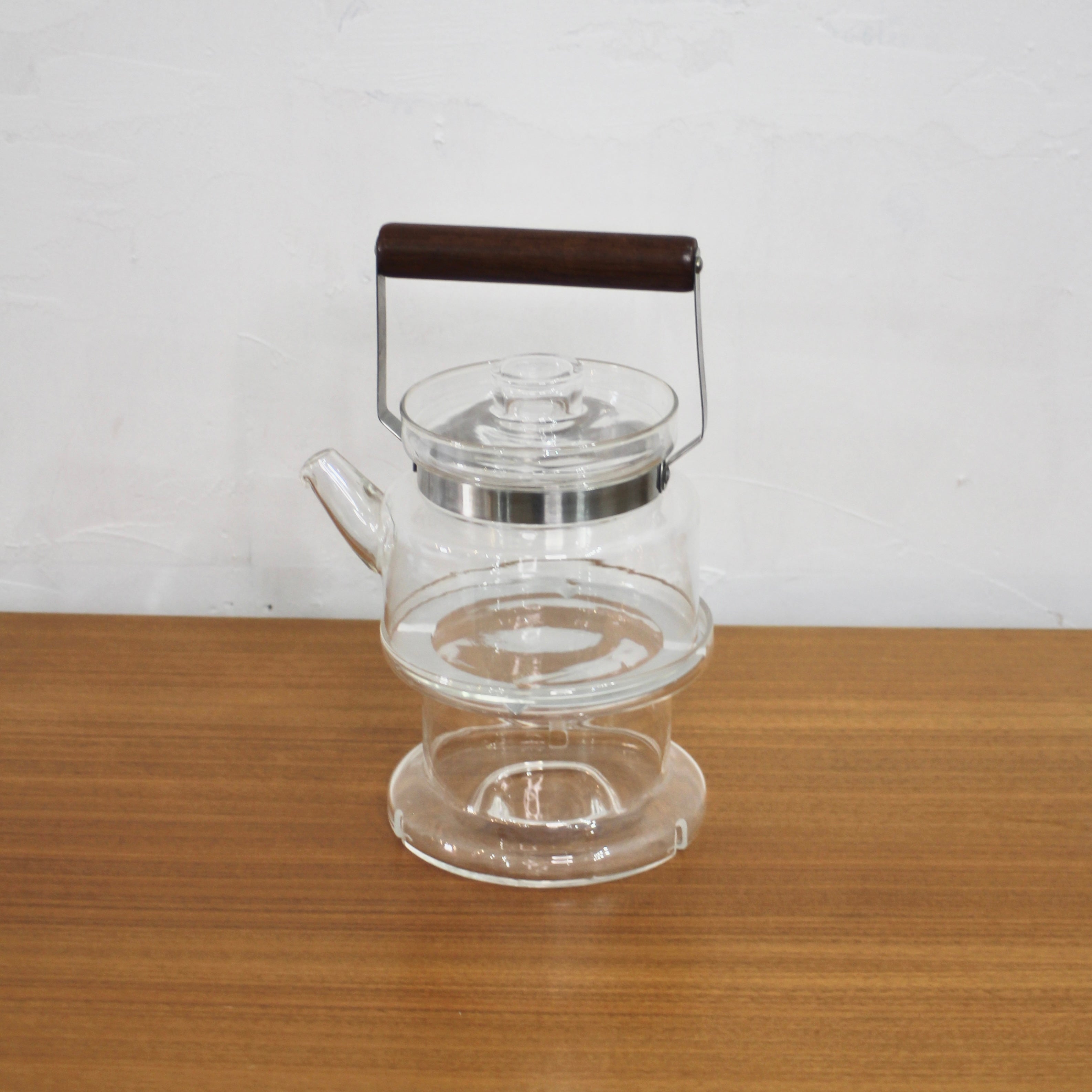 ボダ・ノヴァ / Boda Nova / ガラスティーポット&ウォーマー③ ウッドハンドル シグネ・ペーション・メリン ヴィンテージ