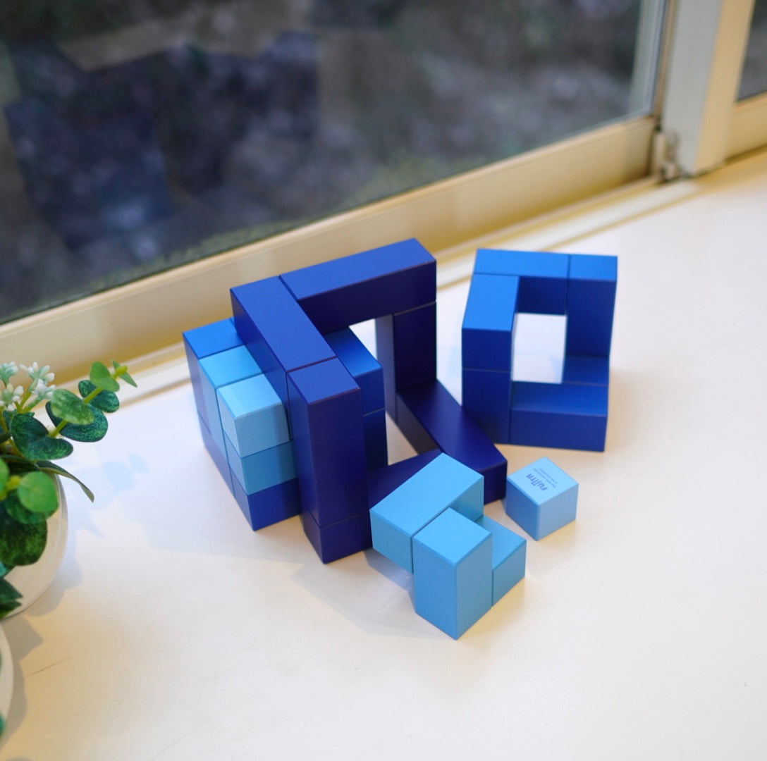 ネフ社 / Naef キュービックス / Cubicus ブルー 立体パズル