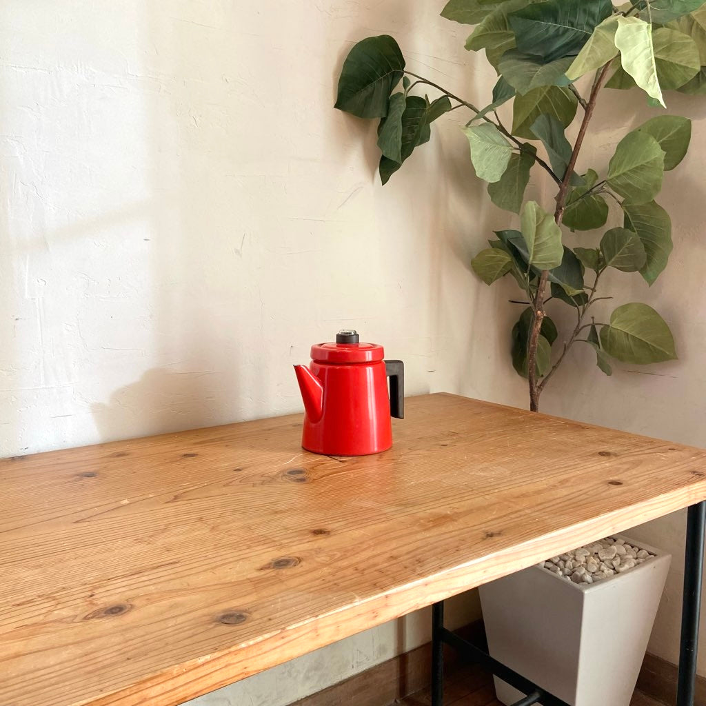 フィネル / Finel ホーローコーヒーポット エナメル アラビア ヴィンテージ 赤