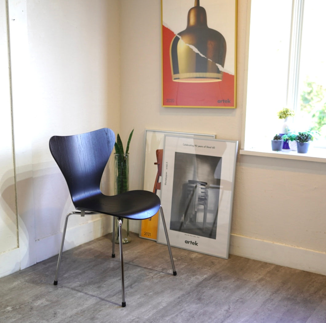 フリッツ・ハンセン / FRITZ HANSEN セブンチェア ブラック アルネ・ヤコブセン