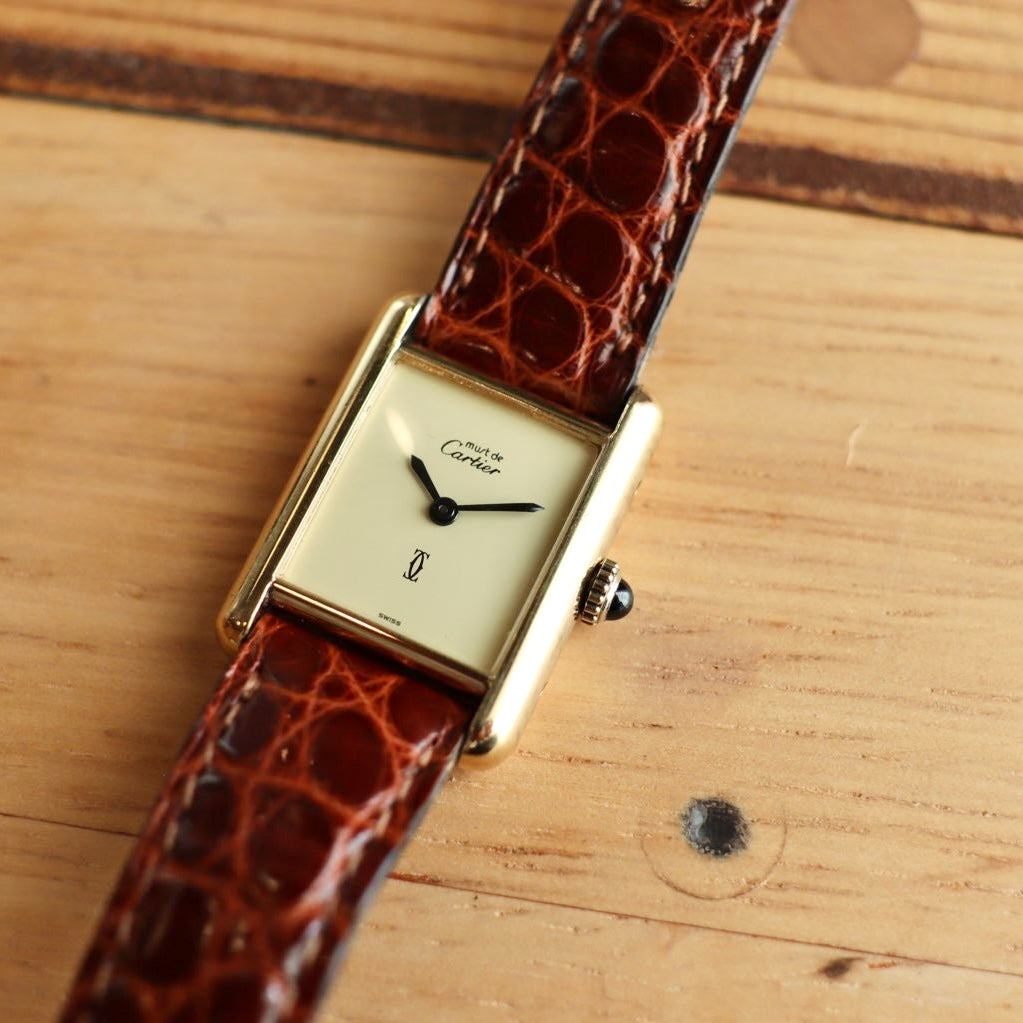 【商談中】カルティエ / Cartier マストタンクSM 腕時計 【75】ヴィンテージ