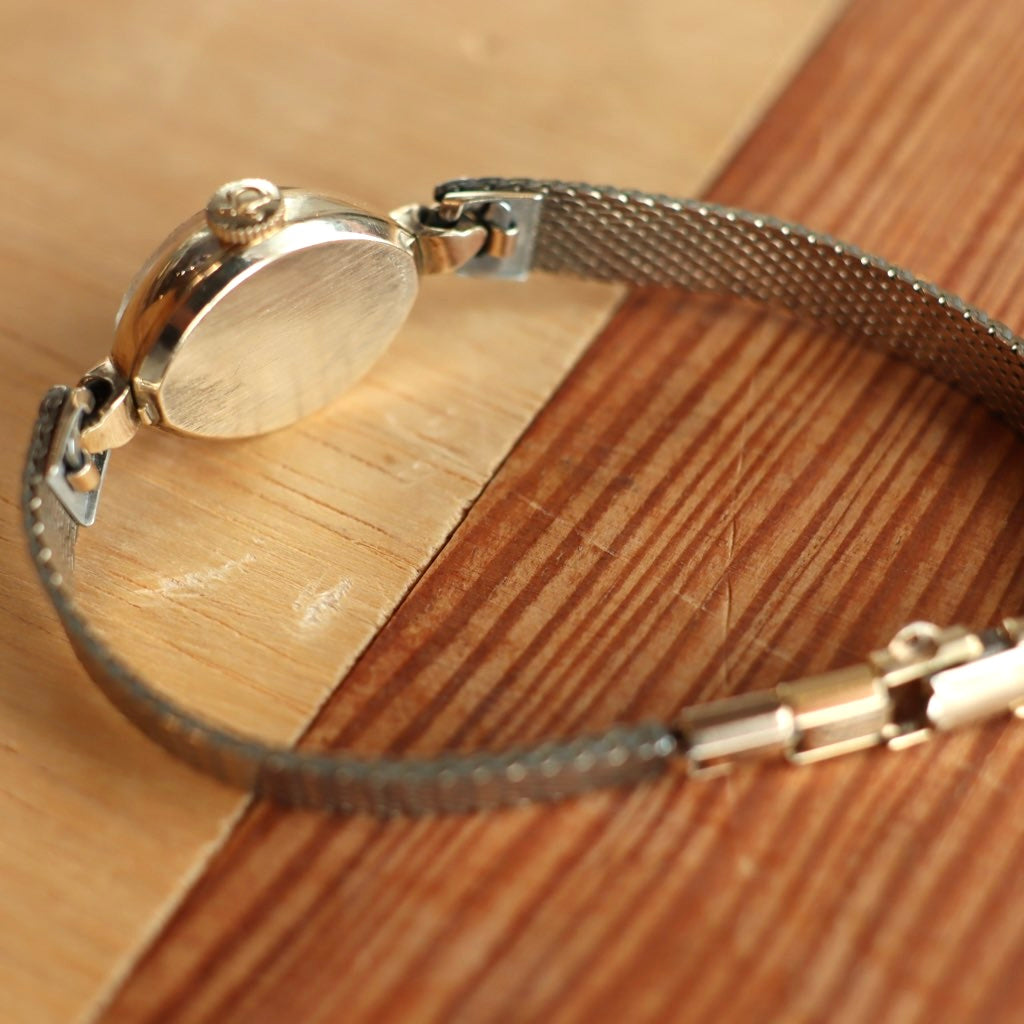 オメガ / OMEGA カットガラス アーモンド形 腕時計 【77】ヴィンテージ