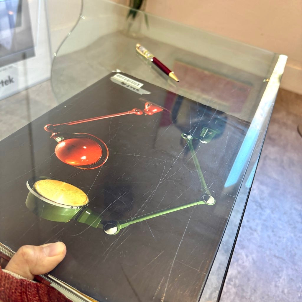 フィアムイタリア / FIAM Italia シャルロッテ ガラステーブル① W125 ヴィットリオ・リヴィ