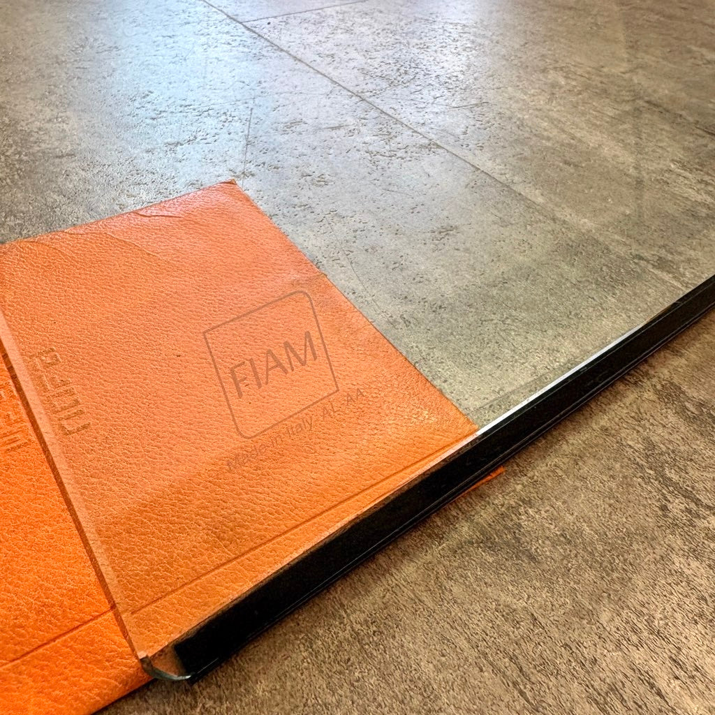 フィアムイタリア / FIAM Italia シャルロッテ ガラステーブル① W125 ヴィットリオ・リヴィ