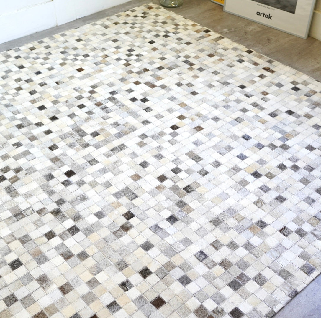 ハラコ パッチワーク ラグマット 244×174