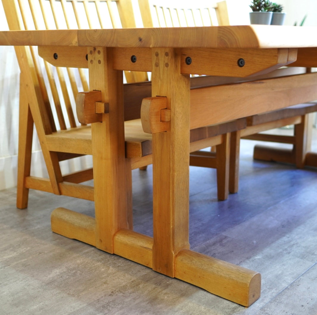 無垢材 ダイニングセット ロータイプ ダイニングテーブル ローチェア