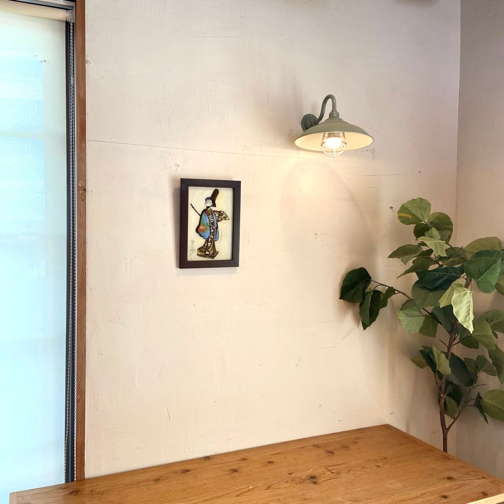 芹沢銈介 ガラス絵 「人形」1965年