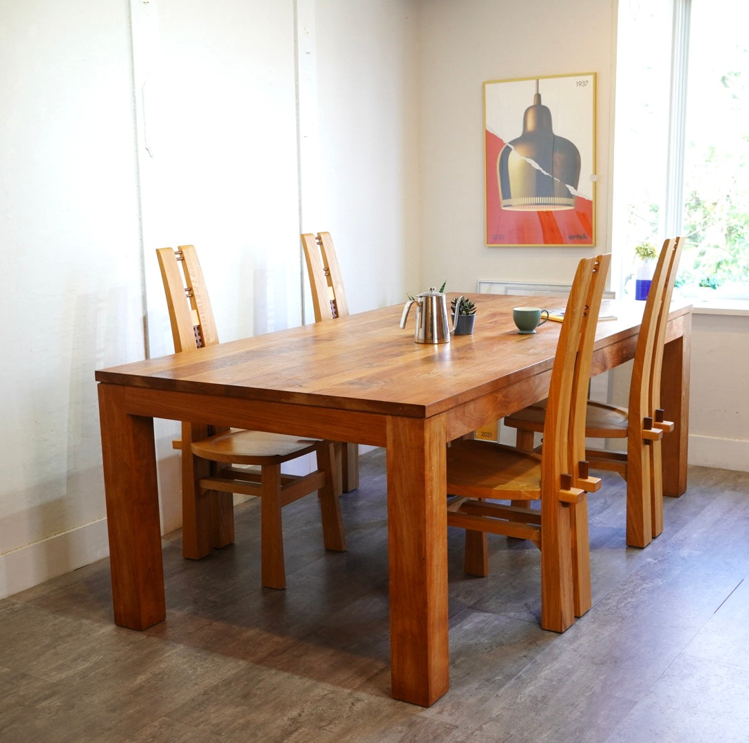 旭川家具 アール工房 Aチェア ダイニングチェア タモ材