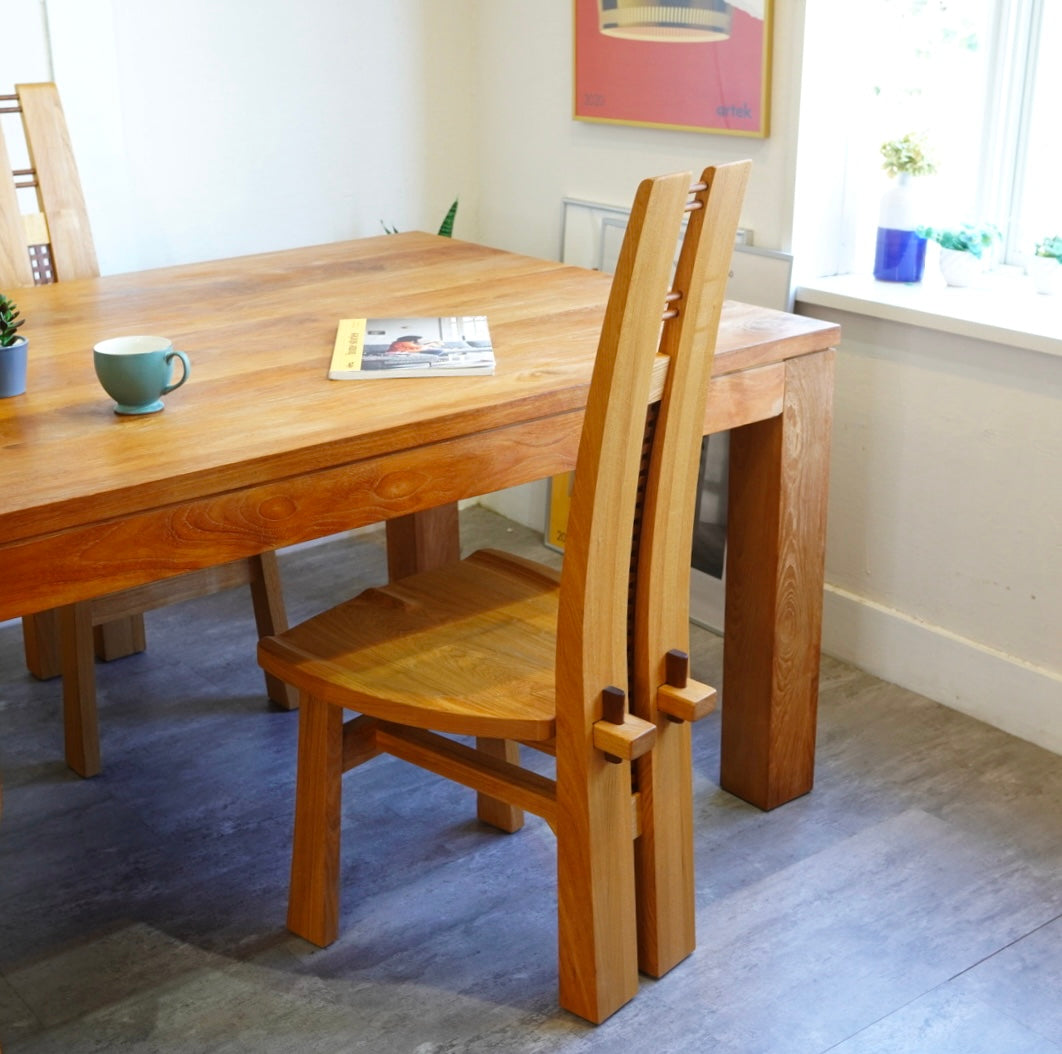 旭川家具 アール工房 Aチェア ダイニングチェア タモ材