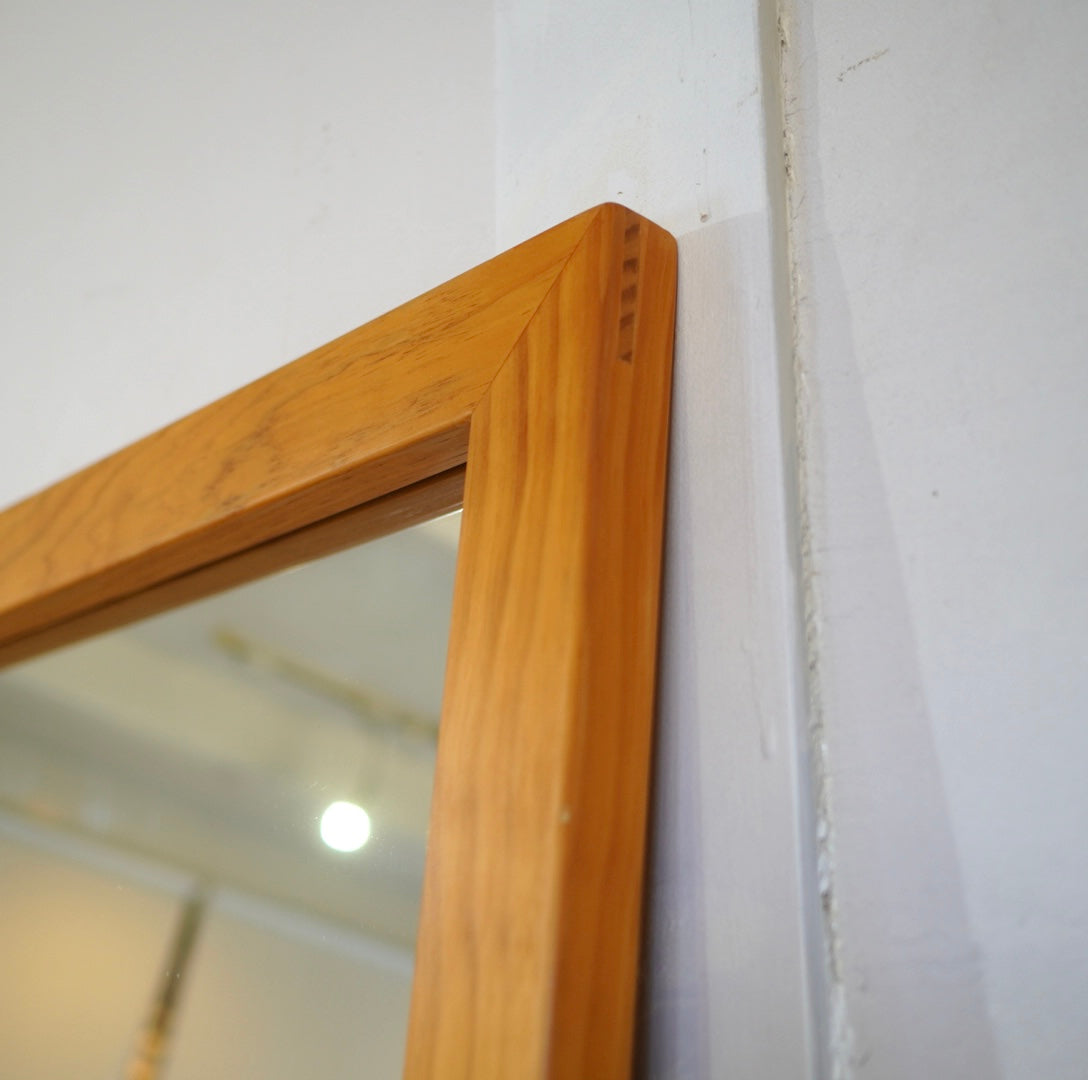 パイン材フレーム 大型ミラー 姿見