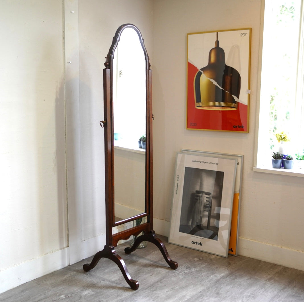 スタンドミラー 全身鏡 アンティーク