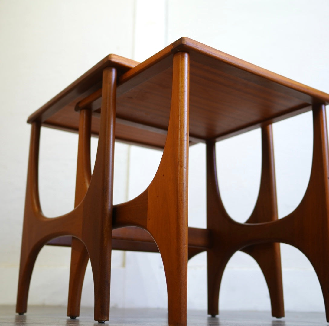 ストーンヒル / STONEHILL Stateroomシリーズ チーク材 ネストテーブル ヴィンテージ