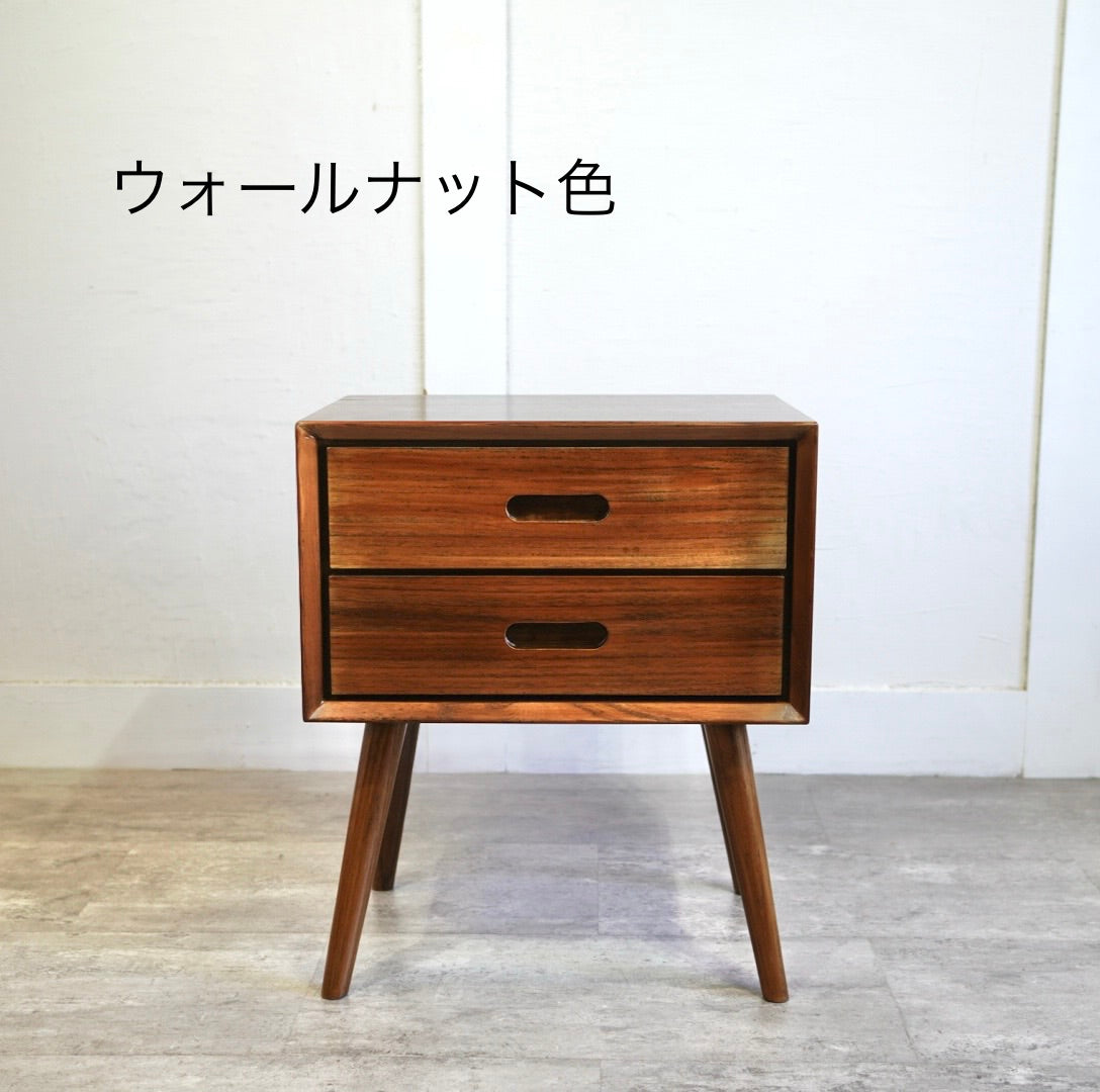 スンカイ材 サイドチェスト ウォールナット ナチュラル 未使用