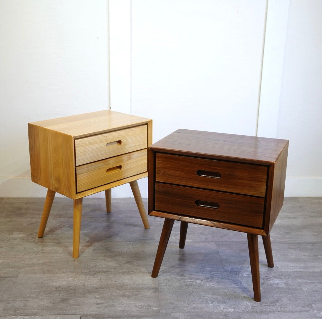 スンカイ材 サイドチェスト ウォールナット ナチュラル 未使用