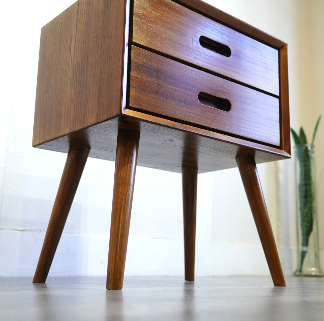 スンカイ材 サイドチェスト ウォールナット ナチュラル 未使用