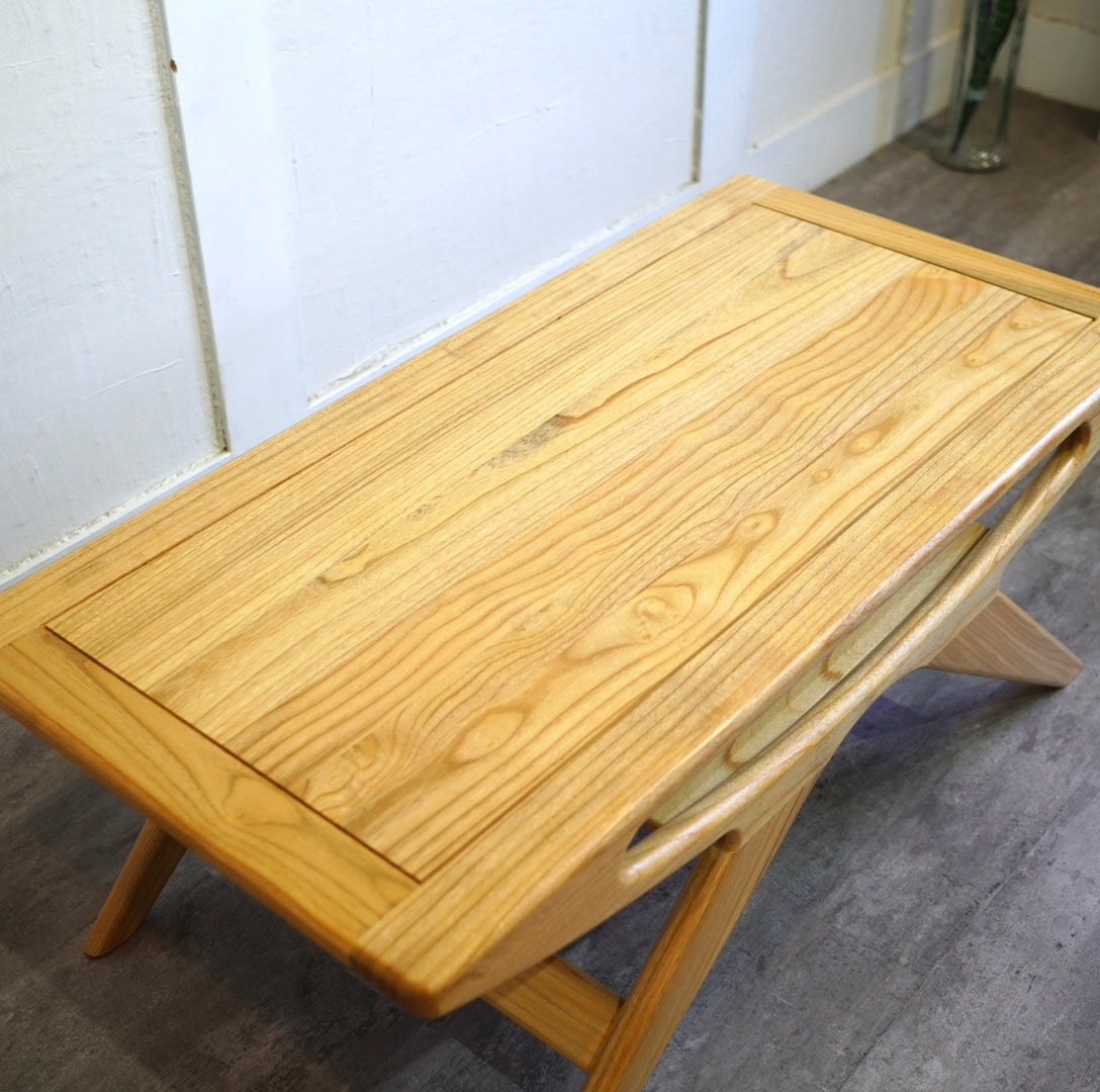 スンカイ材 コーヒーテーブル ウォールナット ナチュラル 未使用