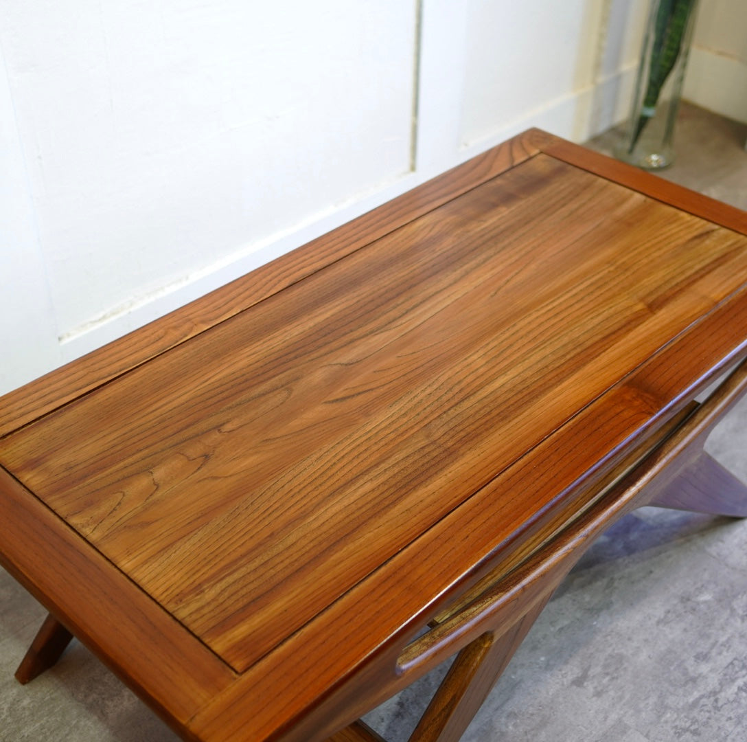 スンカイ材 コーヒーテーブル ウォールナット ナチュラル 未使用