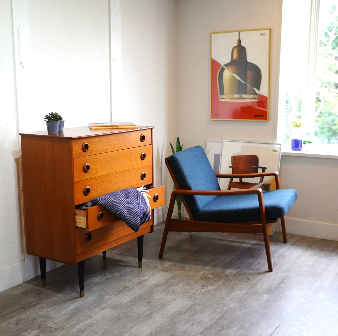 コンフォート / komfort アームソファ 1人掛け チーク デンマーク 北欧ヴィンテージ