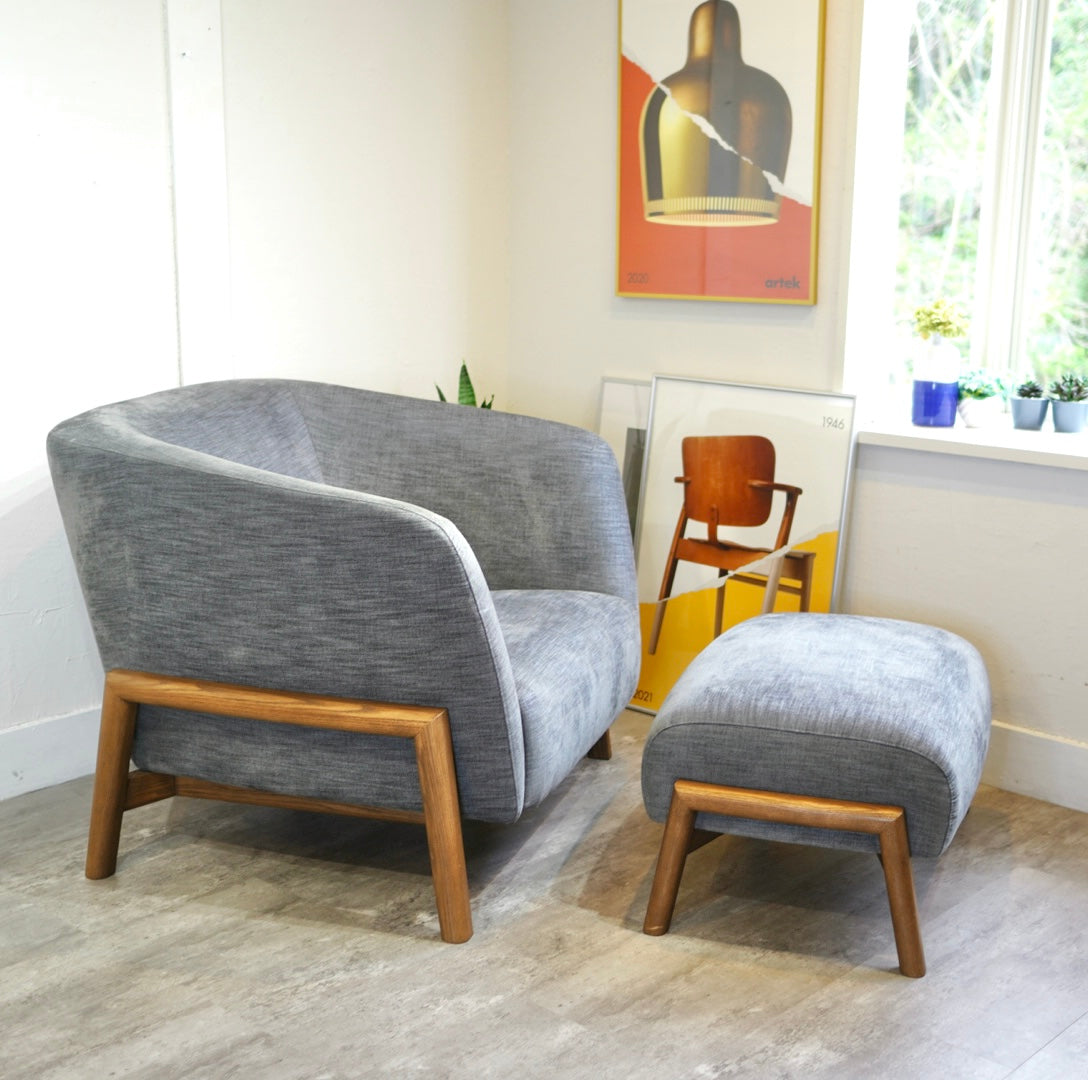 カンディハウス / CondeHouse TEN ラウンジチェア&オットマン