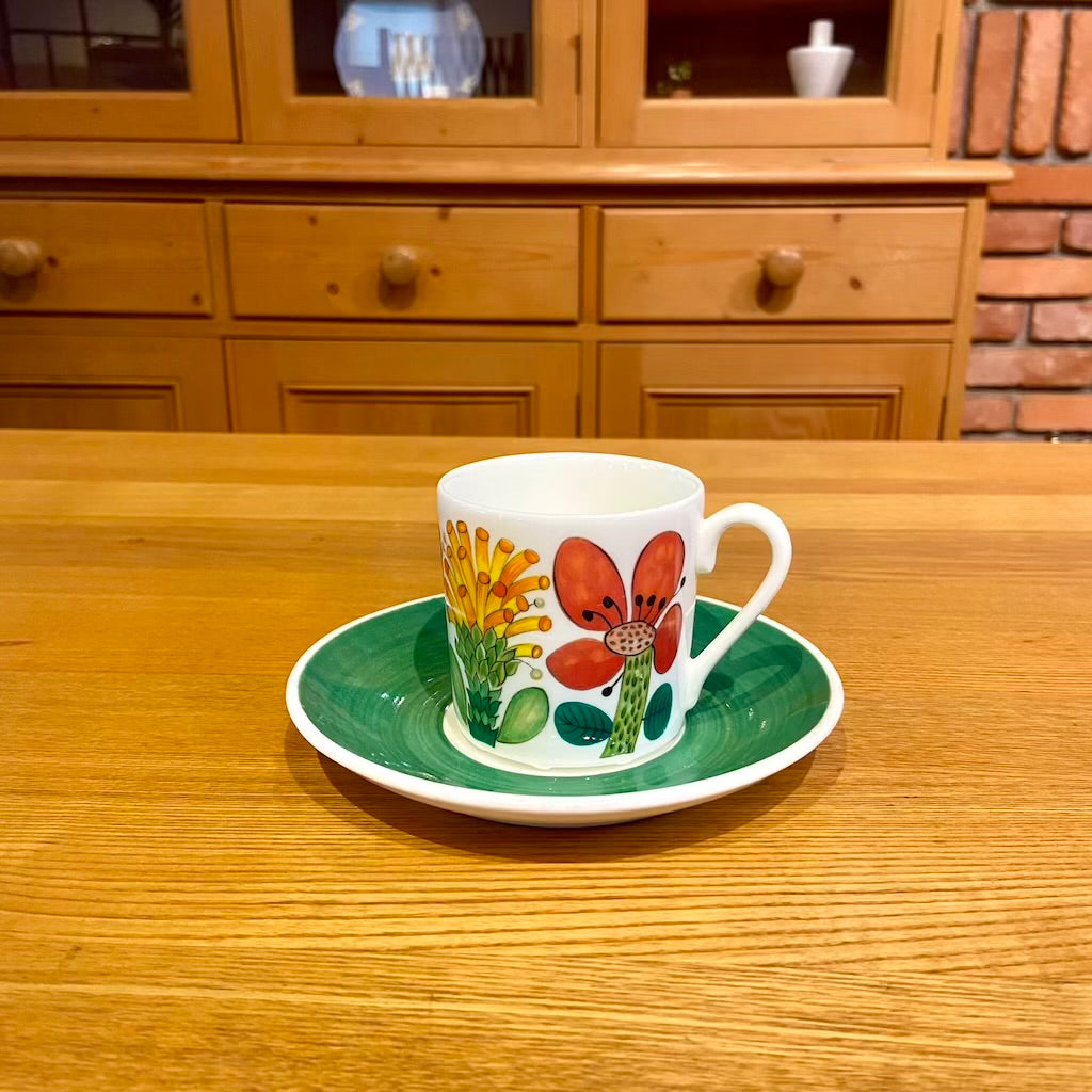 グスタフスベリ / Gusatavsberg タヒチシリーズ カップ&ソーサー ヴィンテージ リンドベリ