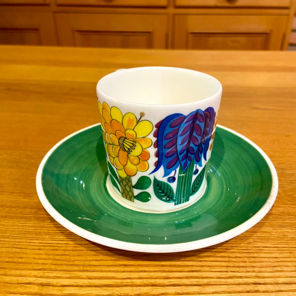 グスタフスベリ / Gusatavsberg タヒチシリーズ カップ&ソーサー ヴィンテージ リンドベリ