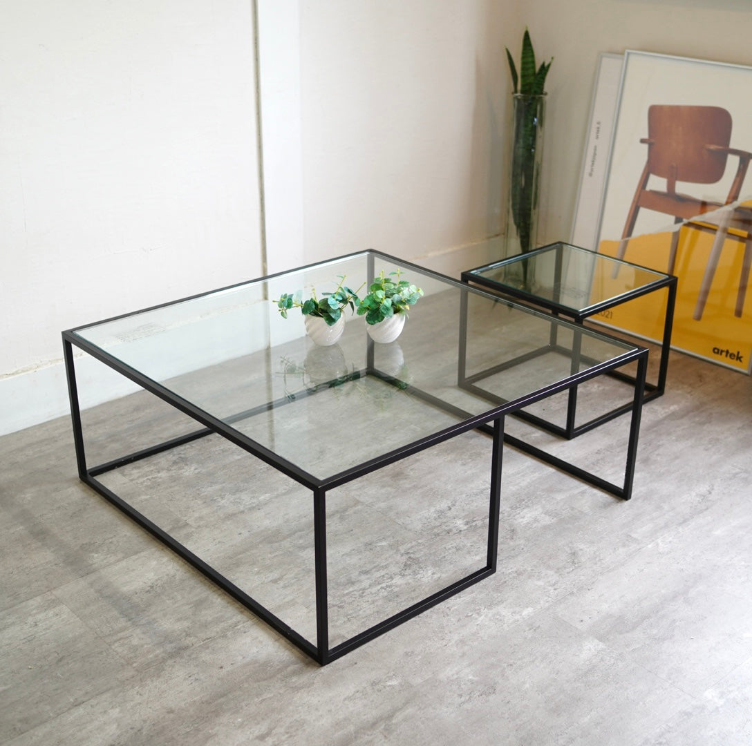 アルテジャパン ガラストップ センターテーブル ST-101 ST-102