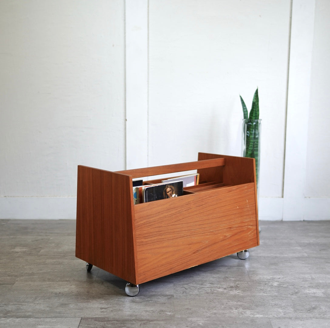 ブルクスボ / BRUKSBO マガジンラック レコードラック 北欧 ノルウェー ヴィンテージ