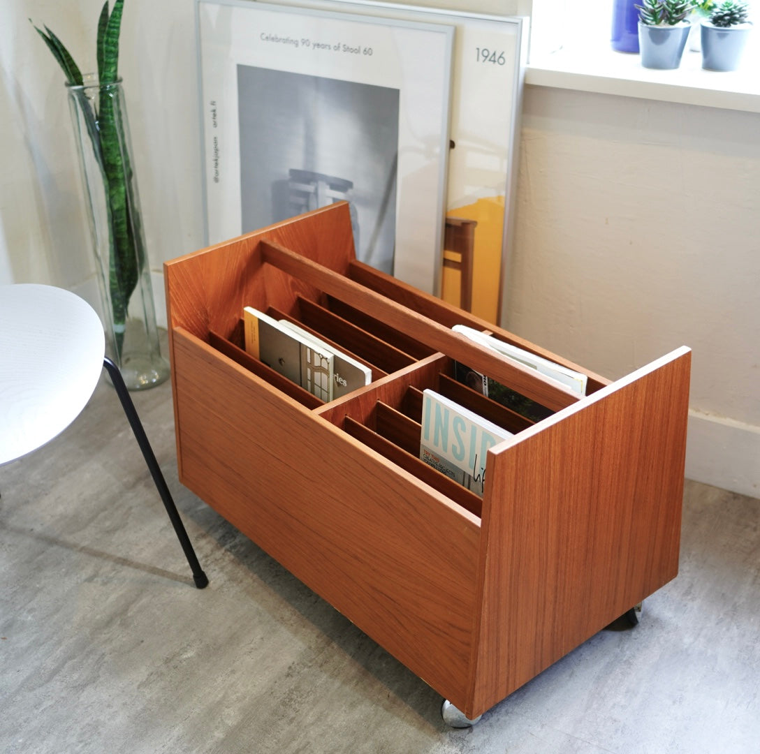 ブルクスボ / BRUKSBO マガジンラック レコードラック 北欧 ノルウェー ヴィンテージ