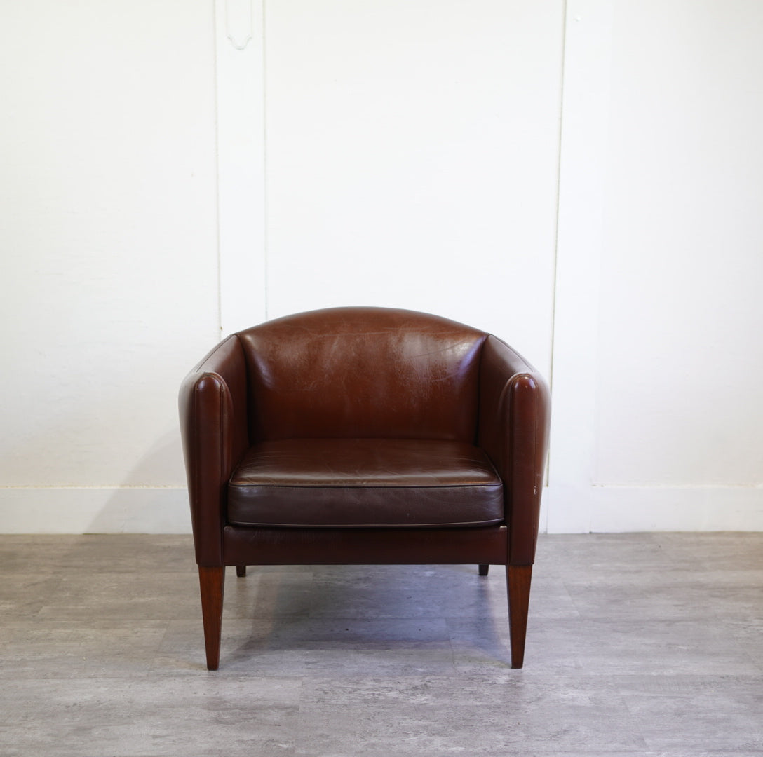 本革 イージーチェア ブラウン イルム・ヴィッケルソー