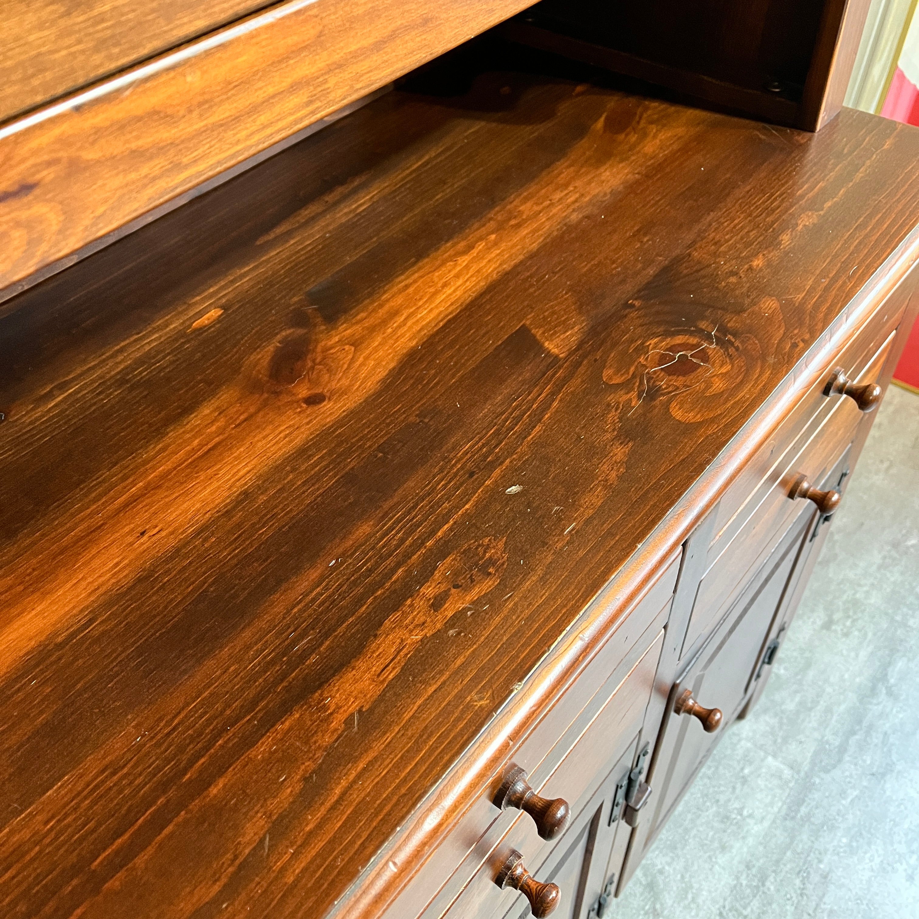 アンファン / Enfant パイン材カップボード 食器棚