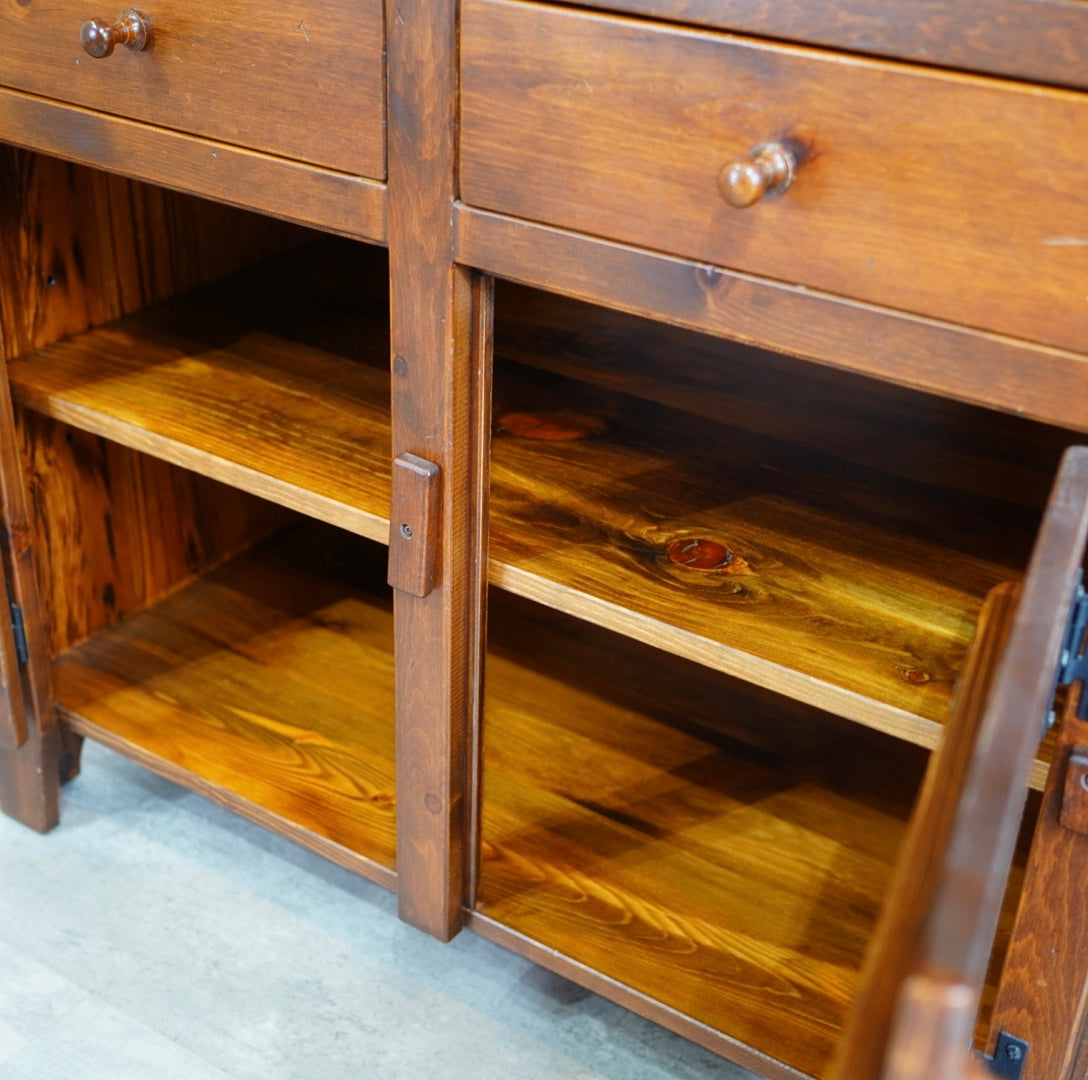 アンファン / Enfant パイン材カップボード 食器棚