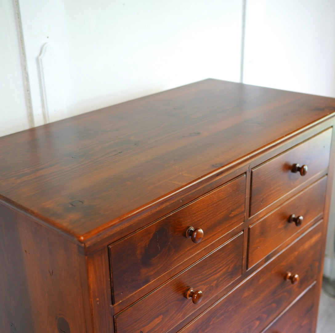 アンファン / Enfant パイン材 7段チェスト