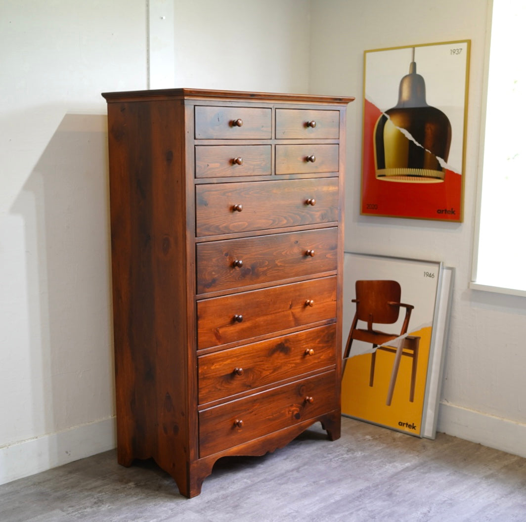 アンファン / Enfant パイン材 7段チェスト