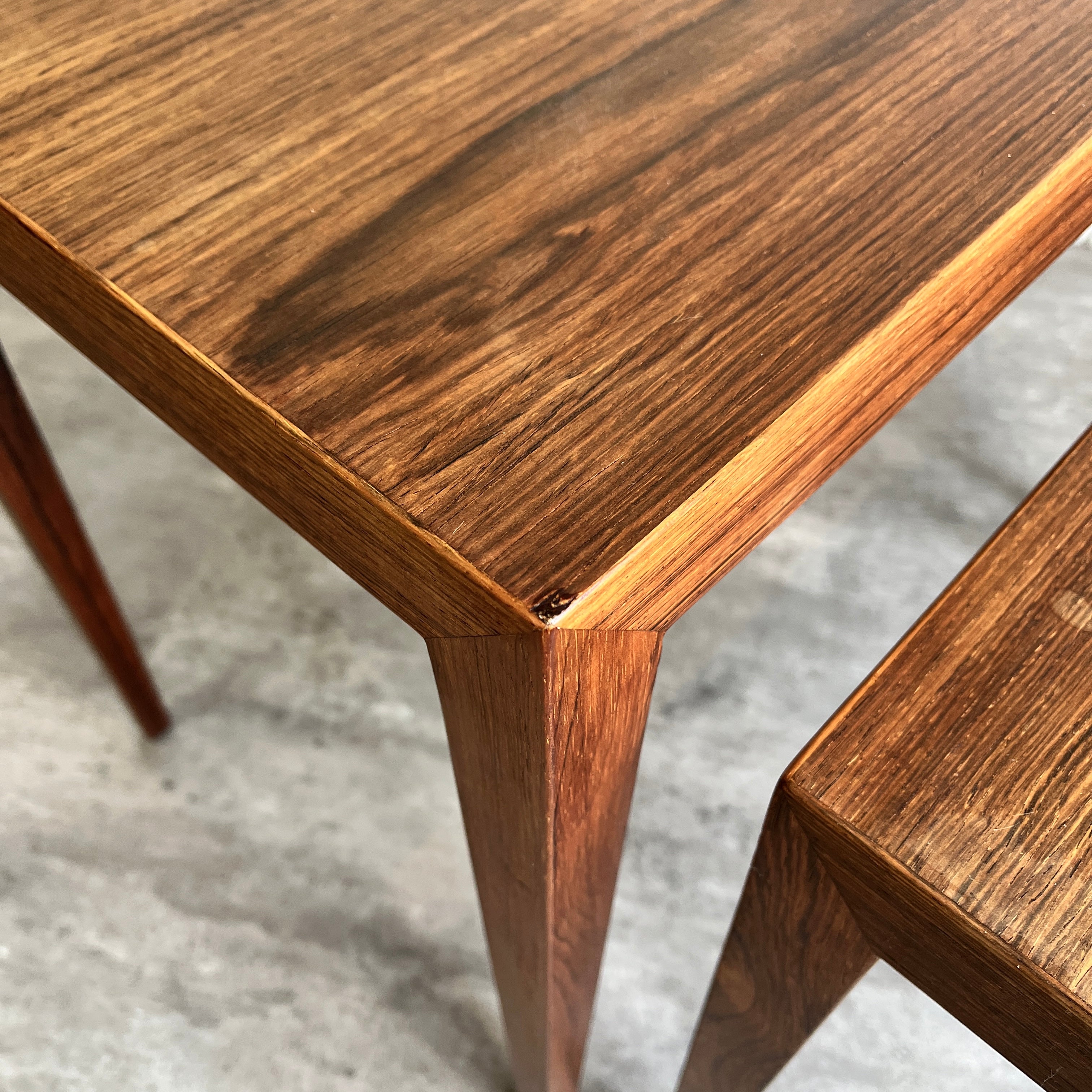 ハスレヴ&ロイヤルコペンハーゲン / Haslev & Royal Copenhagen テネラ タイルトップ ネストテーブル デンマーク ヴィンテージ