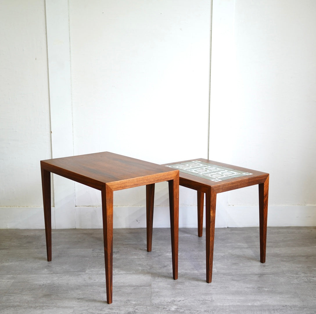 ハスレヴ&ロイヤルコペンハーゲン / Haslev & Royal Copenhagen テネラ タイルトップ ネストテーブル デンマーク ヴィンテージ