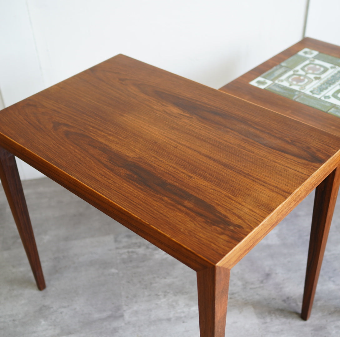 ハスレヴ&ロイヤルコペンハーゲン / Haslev & Royal Copenhagen テネラ タイルトップ ネストテーブル デンマーク ヴィンテージ