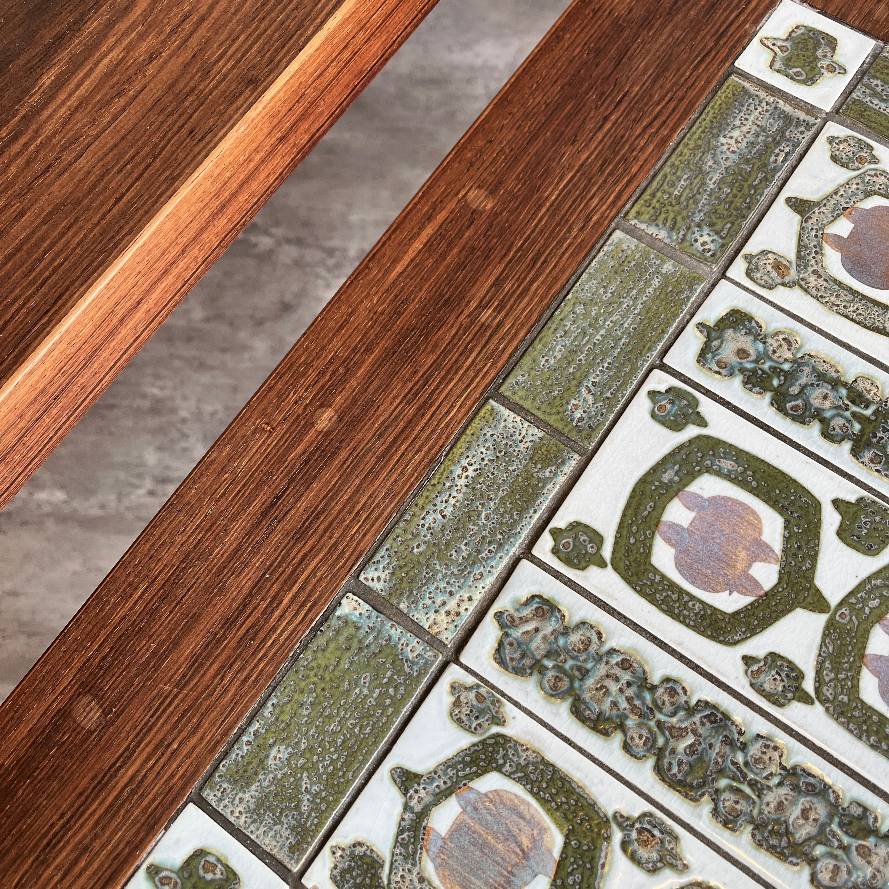 ハスレヴ&ロイヤルコペンハーゲン / Haslev & Royal Copenhagen テネラ タイルトップ ネストテーブル デンマーク ヴィンテージ