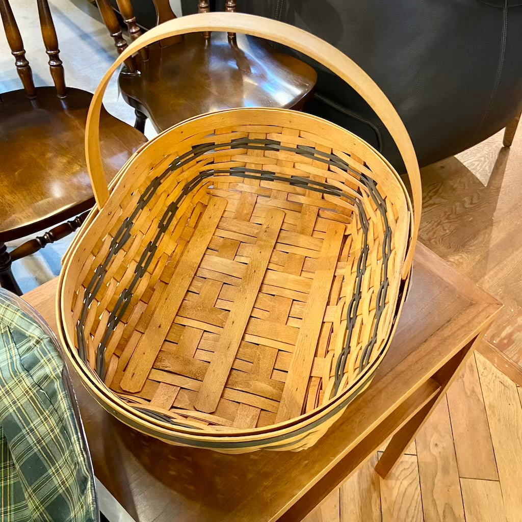 ロンガバーガー / Longaberger Traditions Collection ホスピタリティ バスケット ヴィンテージ