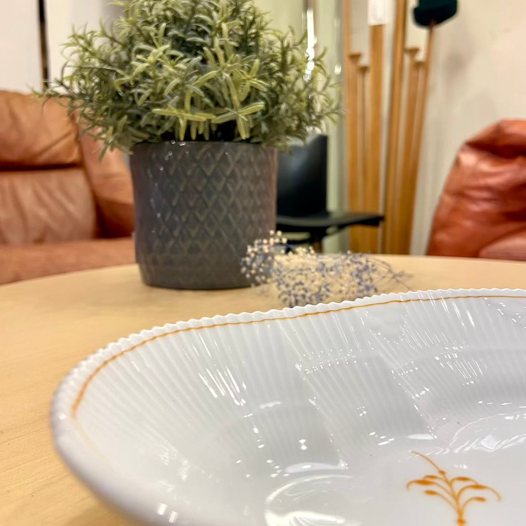 ロイヤルコペンハーゲン / Royal Copenhagen マルチカラー エレメンツ オーバルディッシュ