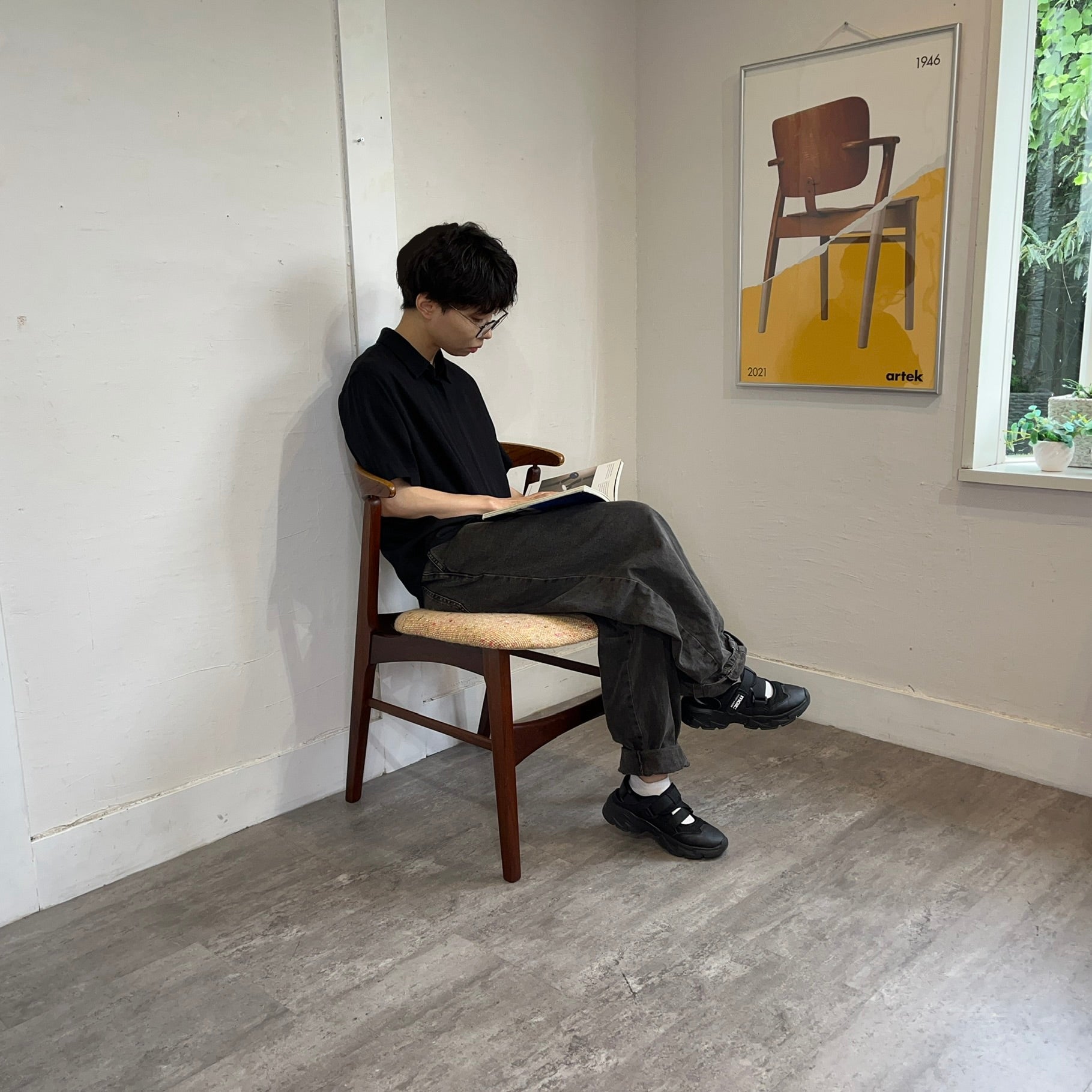 デンマーク製 チーク材ダイニングチェア ヴィンテージ リカグ