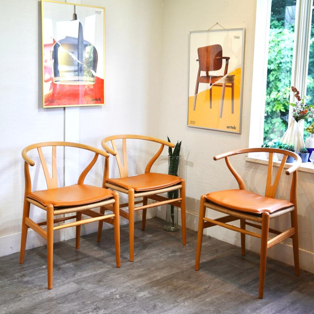 カールハンセン&サン / Carl Hansen & Søn Yチェア CH24 ハンスJ.ウェグナー クッション付