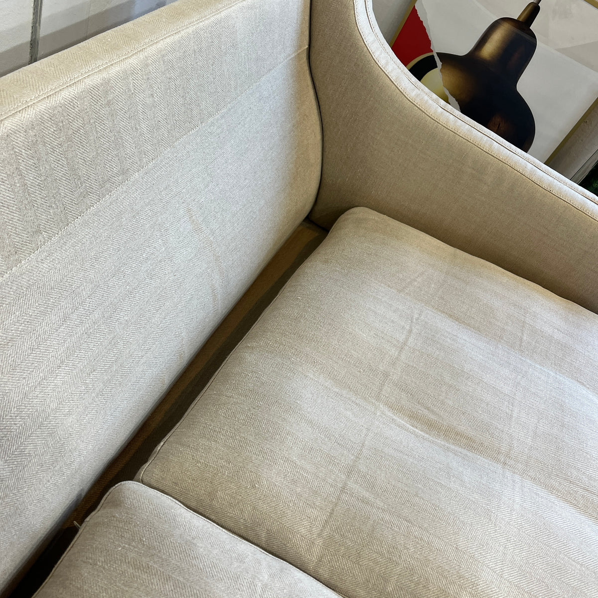 【送料無料!10月12日迄】HOLLY WOOD BUDDY FURNITURE / ハリウッドバディファニチャー 北欧スタイル 羽毛たっぷり2Pソファ