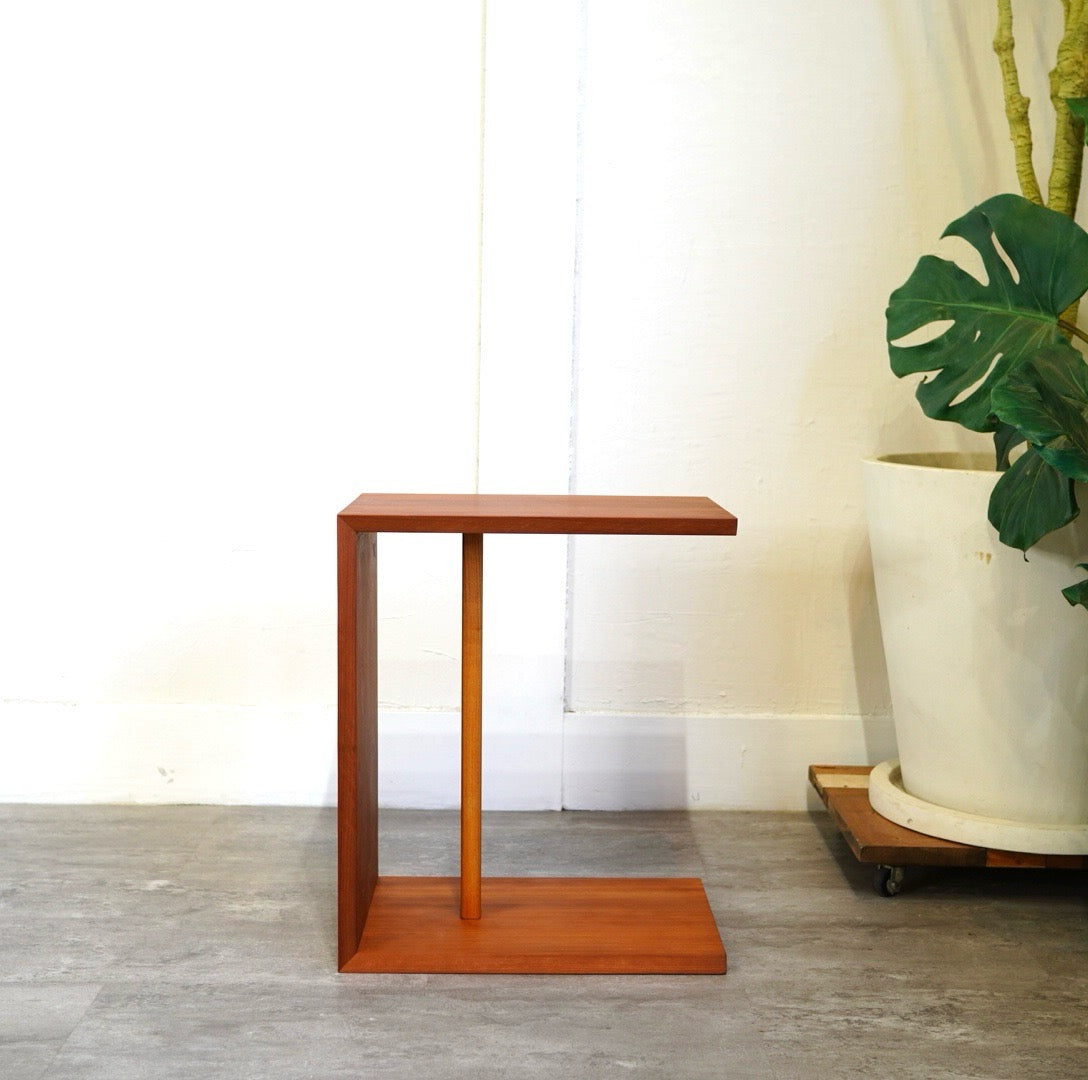 サイドテーブル コーヒーテーブル M かんざし【22】総無垢材 ホオノキ×ケヤキ リメイク家具 再生家具 リバイブモブラープロジェクト SDGs