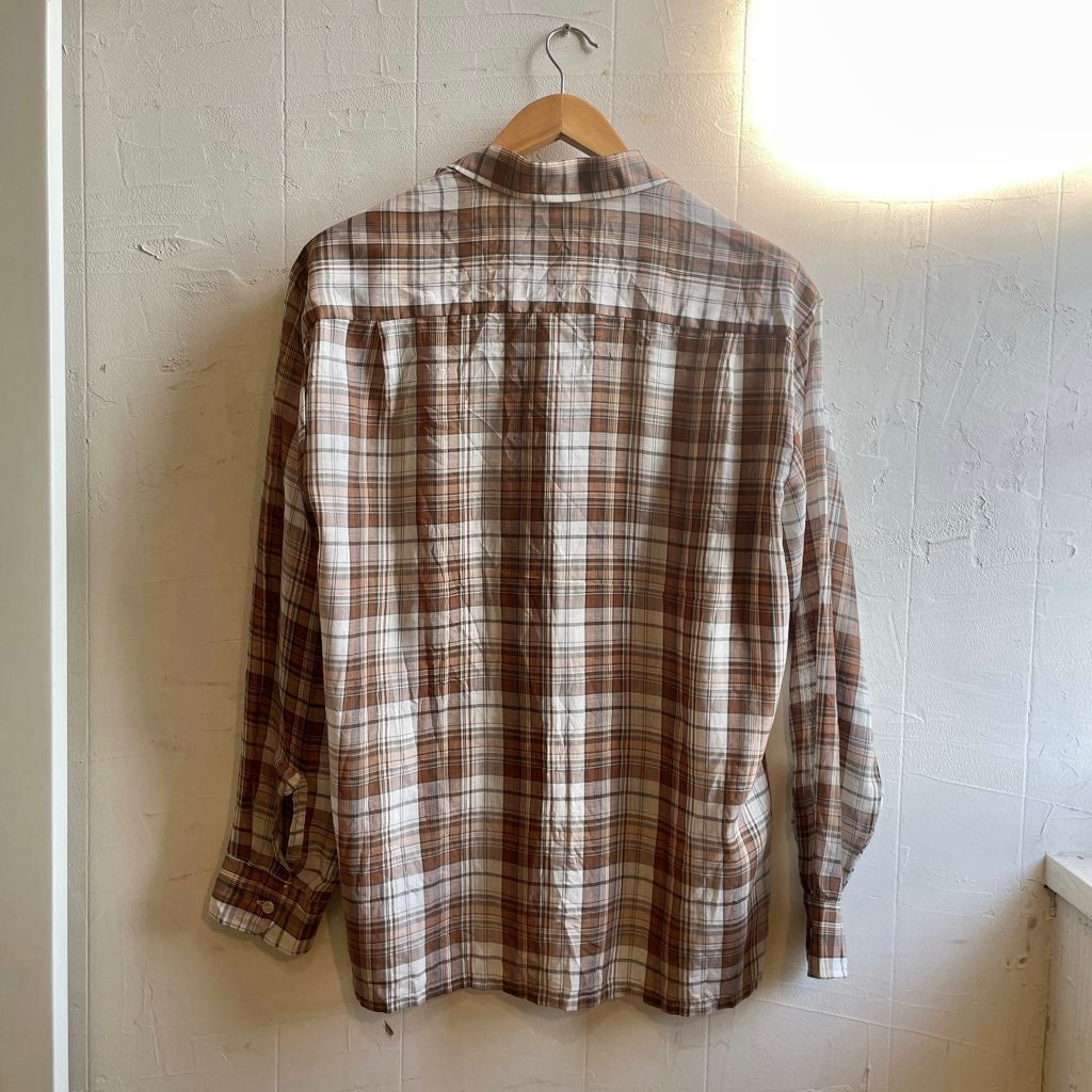 【古着】 JCペニー/JC PENNEY チェックシャツ 長袖シャツ 1980年代 ヴィンテージ