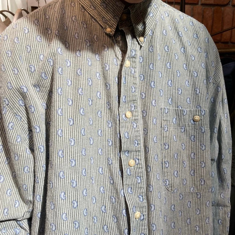 【古着】BUGLE BOY 長袖シャツ ボタンダウン アメリカ古着